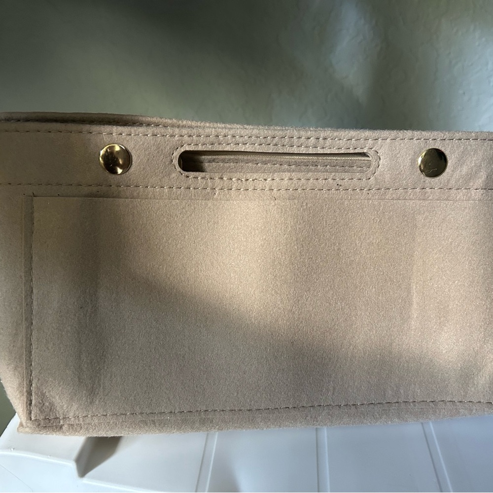 Longchamp Le Pliage bag organizer size small (for small bag) Tan | NWT